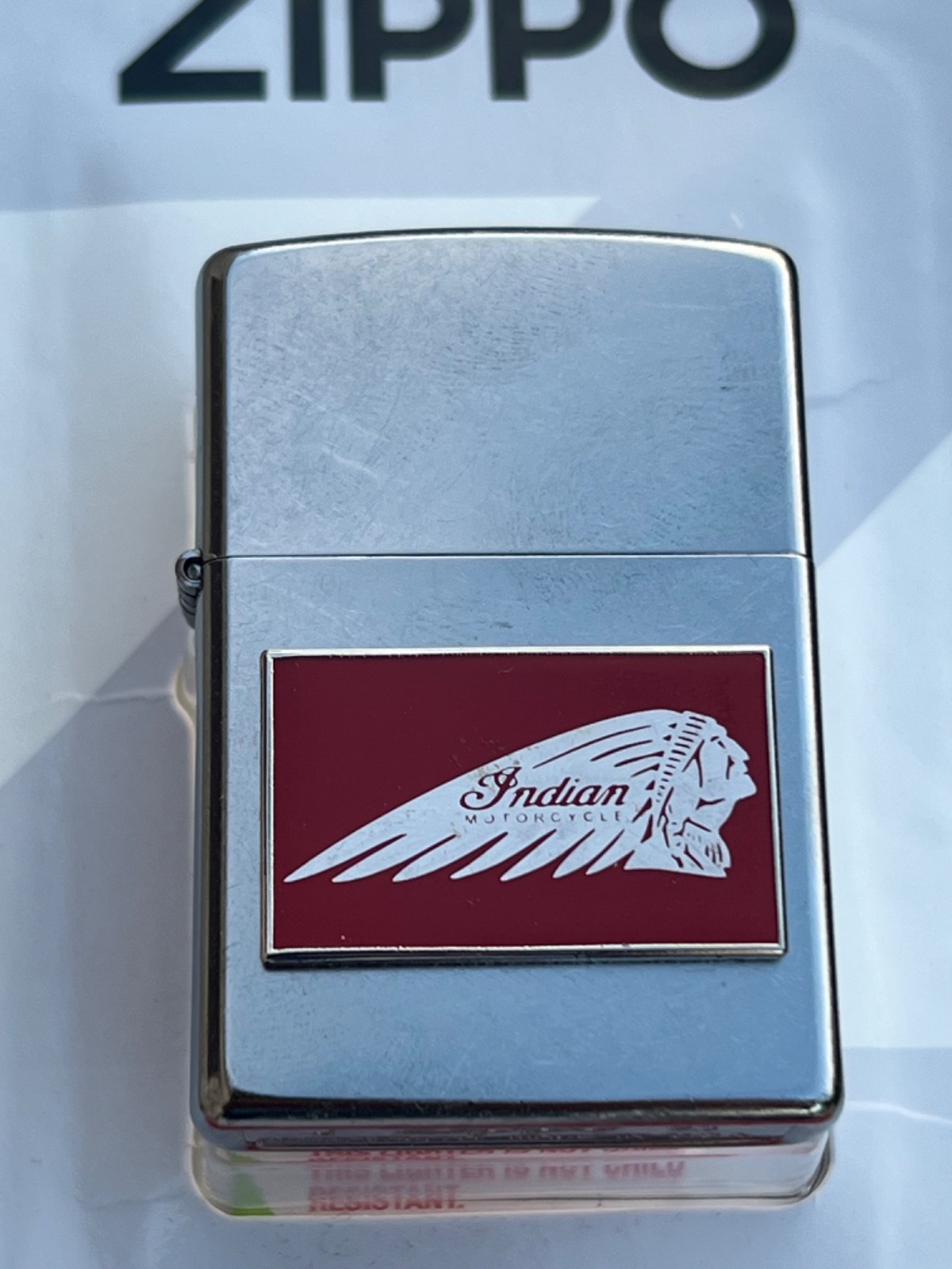New Indian motorcycles Zippo lighter,  original, rare