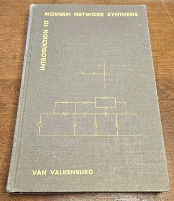 Network Analysis and Synthesis - M. E. Van Valkenburg (1967) 5th Printing HC