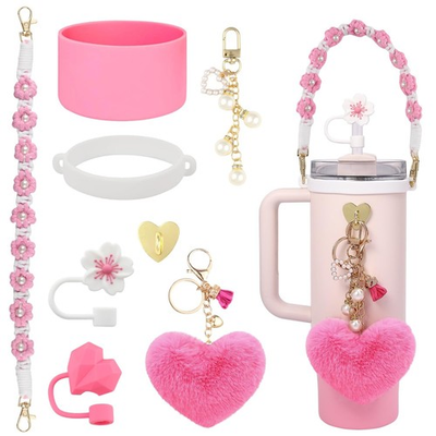 #ad VIQWYIC Water Bottle Accessories Set for Stanley Cup 30oz amp; 40oz Tumblers Inc... $9.57