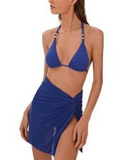 Vix Solid Karen Mini Skirt Women's