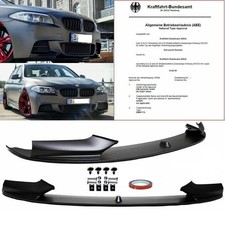 Frontspoiler Sport-Performance Schwarz Matt passt f�r BMW F10 F11 M-Paket +ABE*