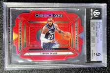2020 BGS 9 MINT LEBRON JAMES OBSIDIAN ECLIPSE ELECTRIC ETCH RED FLOOD G5856