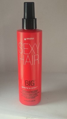 SEXY HAIR big Spritz & stay intense hold fast drying Non-Aerosol Hair Spray 8.5z
