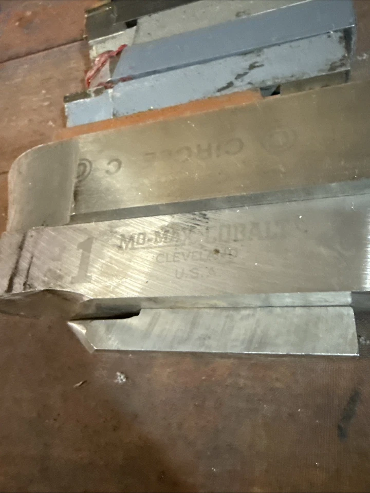Herramienta de torno Cleveland en blanco: cobalto 1” y 1,25” Mo-Max y Carboloy Tal-12-3 lote 10 Foto 3 de 4