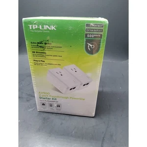 TP-LINK AV500 2-PORT Passthrough Powerline Starter Kit F-5 TL-PA4020P