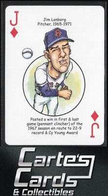 Jim Lonborg 2026 Hero Decks Boston Red Sox Baseball Playing Cards #JD