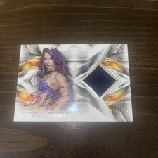 2019 WWE Undisputed Relics Patch Sasha Banks Auto 75/120 AEW Mercedes Mone 