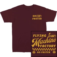 FMF Faster T-Shirt - Maroon, Small FA25118902-MRN-S