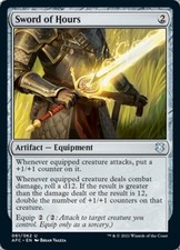 Sword of Hours - Light Play MTG Commander 2021 Forgotten Realms