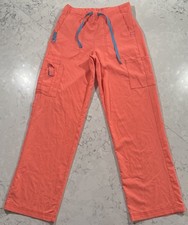Carhartt Force Cross Flex Utility Bootcut Scrub Pants Womens XS Coral Pink