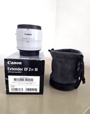 Canon Extender EF 2X III 2x Teleconverter Lens Excellent Barely Used.