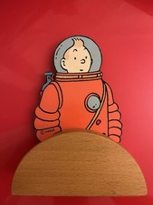 TIRELIRE TINTIN cosmonaute VILAC 1991 - Hergé (sans clé)