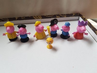 7 verschiedene PCS Figuren Peppa  Wutz