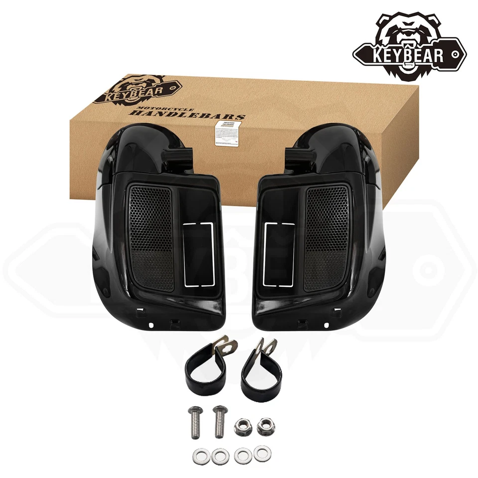 Carenado inferior de pierna con ventilación para guantera apto para Harley Davidson Road Glide 2006-2024 Foto 3 de 4