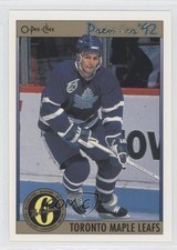 1991-92 O-Pee-Chee Premier Dave Ellett #180 0w8