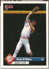 PAUL O'NEILL 1993 Donruss #696. REDS