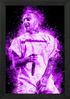 Mac Miller Gerahmtes Wandbild Poster Leinwanddruck Bild