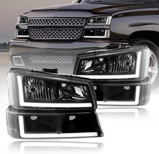 2003-2006 Silverado 1500 2500HD 3500 Avalanche LED DRL Headlights Compatible