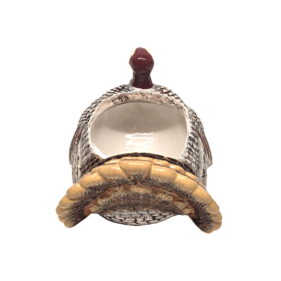 Warren Kimble Acción de Gracias Pavo Arándano Cuenco Cosecha Boston Almacén Plato Foto 3 de 4