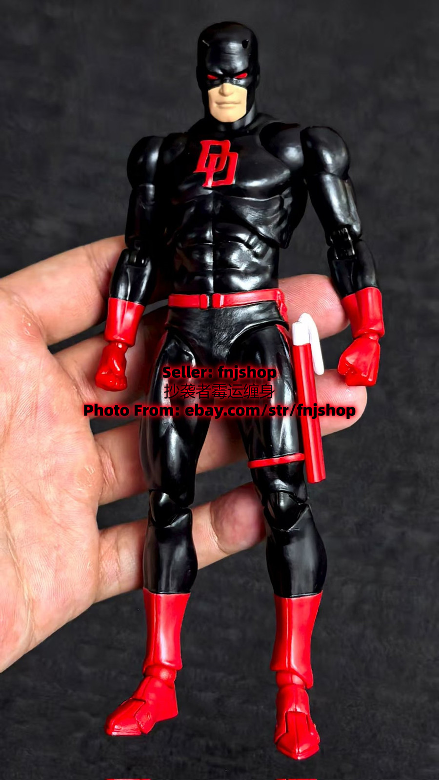 CT Toys No.999 Shadowland Daredevil Comic Ver. Black Suit Action Figure US STOCK