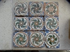 antike Fliesen Toledo Spanien 16 Jh. Azulejos, Olambrilla, Tile, Carreaux Ancien