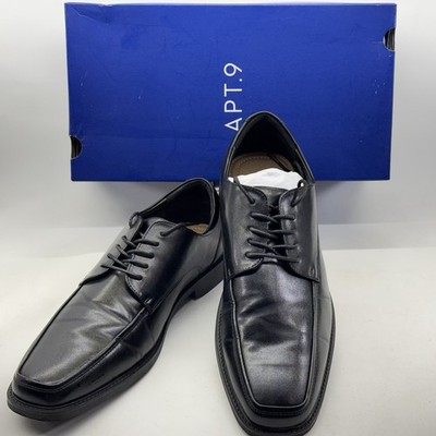 Apt.9 Men's Kirk Oxford Comfort Lace Up Dress Shoes Black Size:12 109Hi