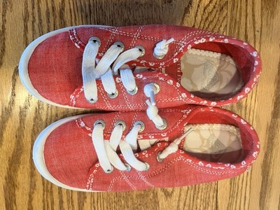 Roxy Girl *RG Bayshore IV* Canvas Sneakers Girls Size 1. Great Condition