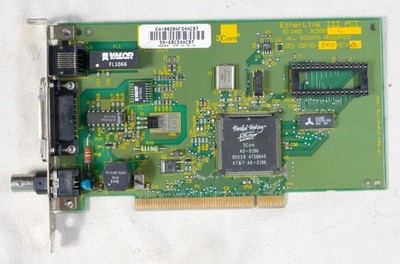 Vintage 3COM Etherlink III PCI 3C590C BNC TP AUI  32 bit PCI ISAC31