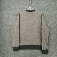 Abercrombie Fitch Sweatshirt Mens M Medium Gray Muscle Fit Crew Neck Pullover