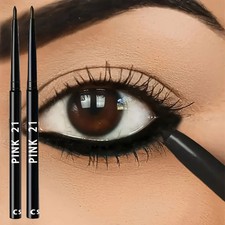 Waterproof Black Eyeliner Pencil Long Lasting Smudge Proof Eye Makeup Pen