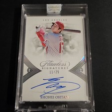 2019 Flawless Shohei Ohtani Auto /25 Autograph Los Angeles Dodgers Angels