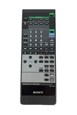 Sony RM-U221 OEM Original Audio TV Replacement Remote Control Tested Black