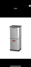JOSEPH JOSEPH Totem Compact 40L Stainless-steel Waste & Recycling Bin