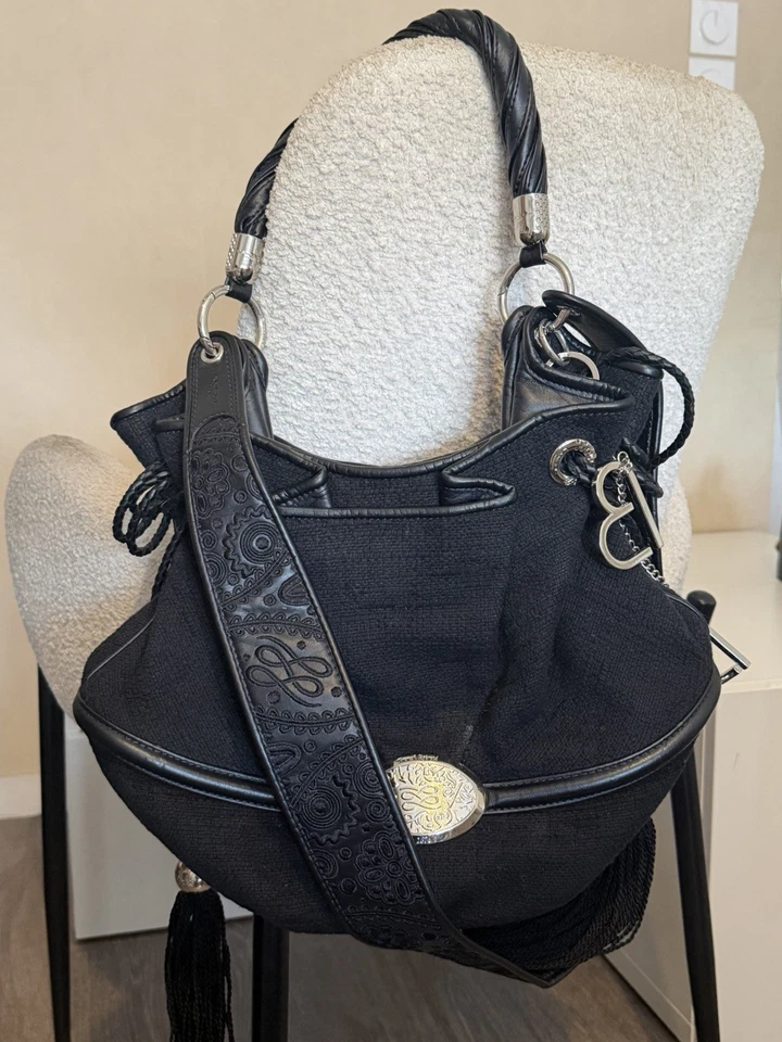Sac à main Noir Lancel Modèle Brigitte Bardot - Photo 1/3