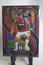 2024-25 Panini Select Premier League #168 Lucas Paqueta Purple Mojo West Ham