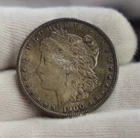 1900 US Morgan Silver Dollar $1 AU Nice Toning