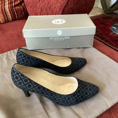 Chaussure Femme T38 PETER KAISER CUIR Extrêmement Confortable Valeur 175 E - Photo 1/4