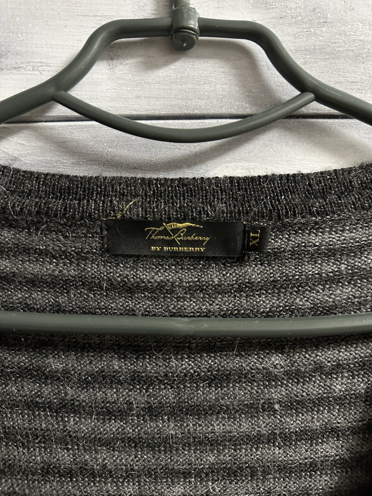 Rare Luxury Cardigan Burberry Thomas 30percent Mohair Vintage image 6