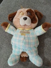 Vintage 1990 Galoob Interactive Peeper Pals Plush Puppy 14 inch