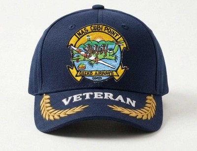 Customized Name Embroidered Hat Naval Air Station Cubi Point, Veteran Cap, Gift
