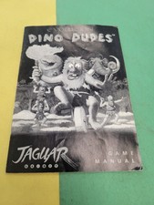 Dino Dudes - Authentic Atari Jaguar Manual Instruction Booklet