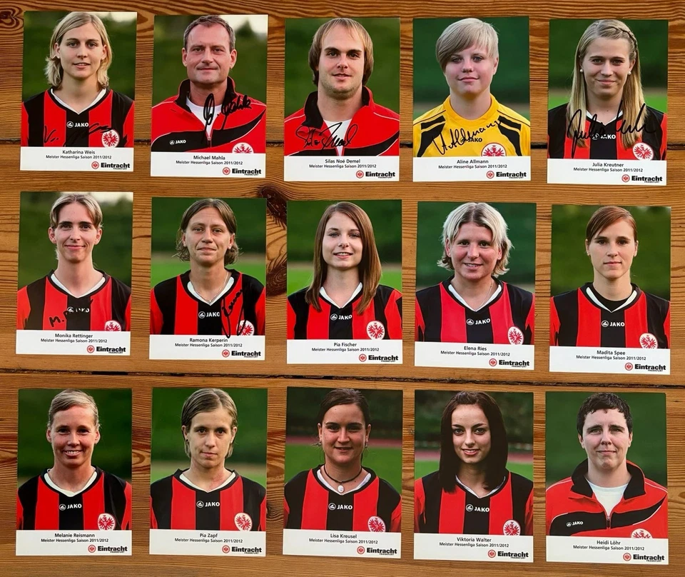 Autogrammkarten - Eintracht Frankfurt Frauen - Saison  2011/2012 - AUSWAHL - Bild 1 von 1