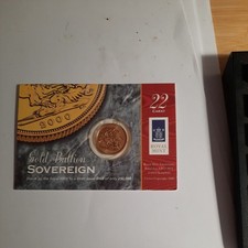 Gold Sovereign coin Uncirculated