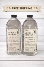 HOME & BODY (JUMBO 2-PACK!) Lemon Verbena Hand Soap Refills! - 64 Oz. EA! 0.69 per fl oz