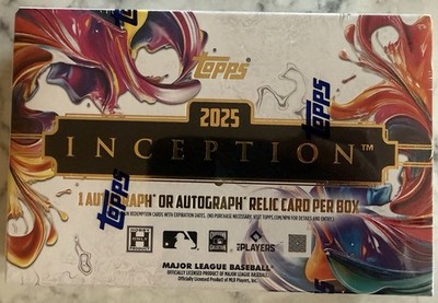 2025 TOPPS INCEPTION MLB BASEBALL HOBBY BOX (1 AUTO/7 Cards) New Sealed