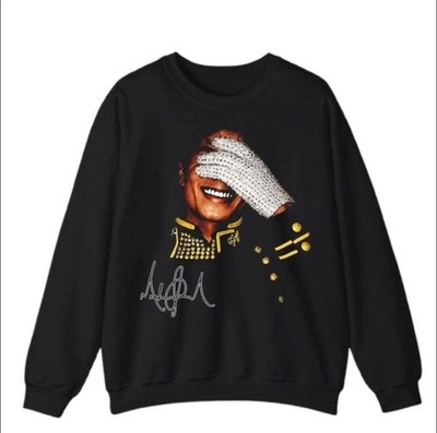 Retro Trendy Michael Jackson Glove Graphic Custom Unisex Sweatshirt