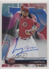 2020 Bowman's Best of Blue Refractor 32/150 Luis Castillo #B20-LC Auto 1u6