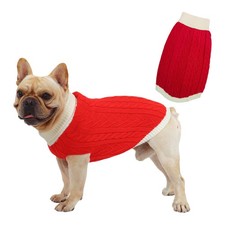 Dog Pet Pullover Warm Jumper Holiday Sweater Christmas Knitted Sweaters Cozy