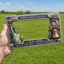 250th Anniversary Commemorative License Plate Frame License Plate Frame