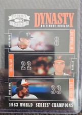 2005 Donruss Throwback Threads - Dynasty Cal Ripken, Eddie Murray, Jim Palmer...